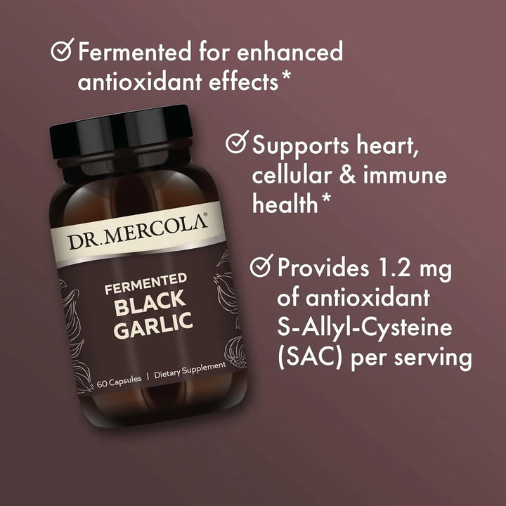 Ajo Negro Fermentado 60 Cápsulas Apoyo Inmunológico Y Salud - Imagen 4