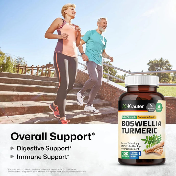 Cápsulas De Cúrcuma Y Boswellia 2000 Mg Con Pimienta Negra P - Imagen 2
