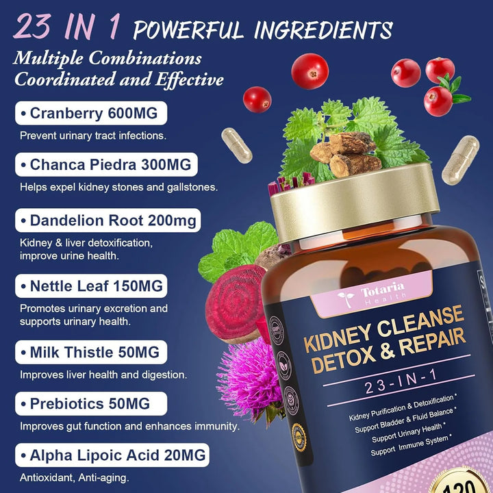 Cápsulas Desintoxicación Limpieza Renal Chanca Piedra Y Arán - Imagen 2