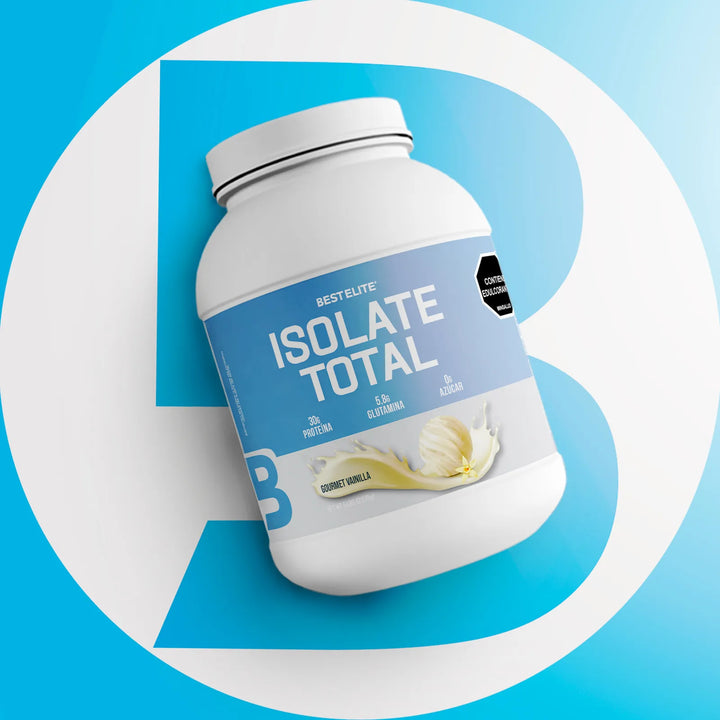 Proteina Limpia  Isolate Total 5 Libras De Best Elite 5lb 5 Lb Gourmet Vainilla Iso 100 % - Imagen 4
