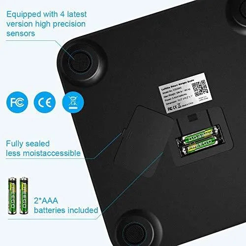 Bascula Para Peso Corporal E Imc Digital Bluetooth 180 Kg - Imagen 4