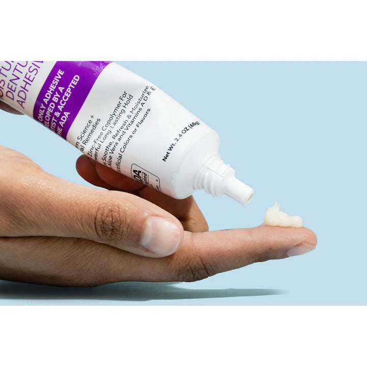 Adhesivo Hidratante Para Dentaduras Postizas Agarre Seguro S - Imagen 2