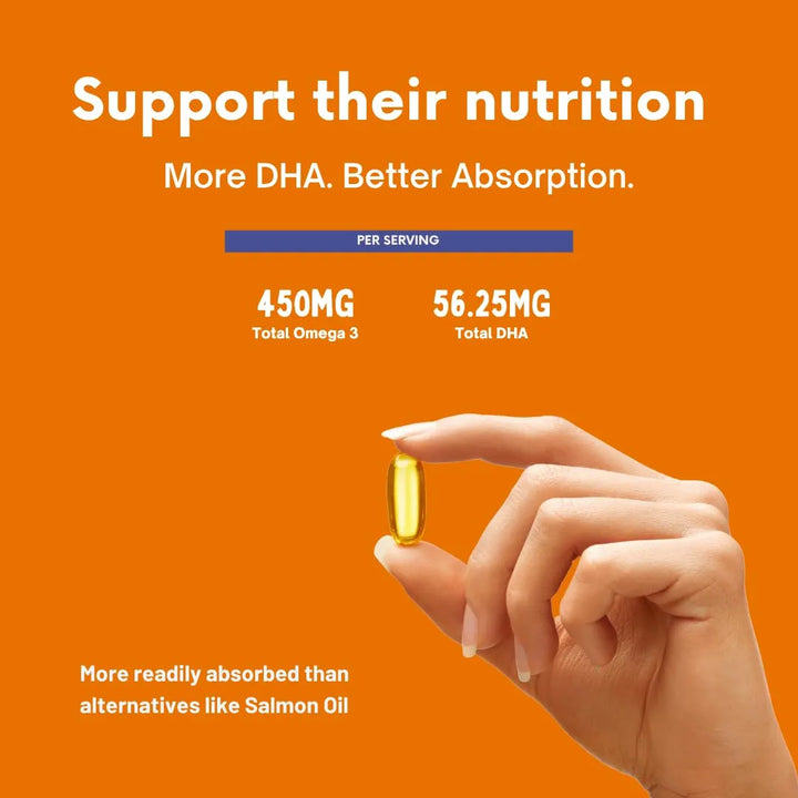 Aceite De Pescado Omega 3 Puro Para Perros Y Gatos Apoyo Art - Imagen 4