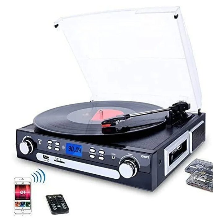 Reproductor De Discos Bluetooth Digitnow Con Altavoces Estér - Imagen 1