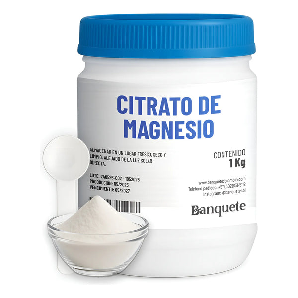 Citrato De Magnesio 1 Kg Suplemento - Imagen 1