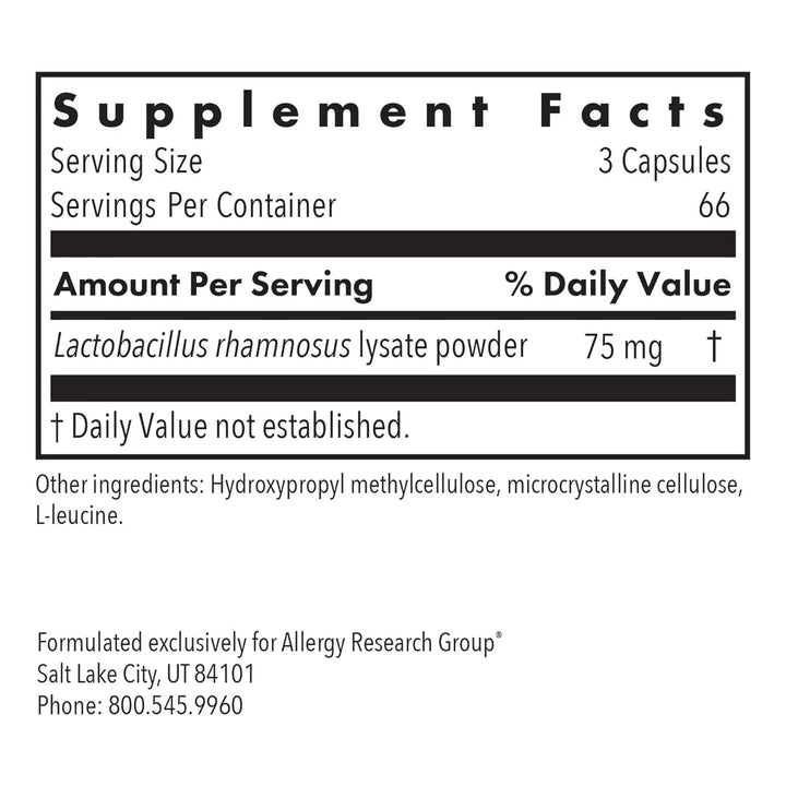 Cápsulas Lactobacillus Rhamnosus Lysate 75 Mg Regulador Inmu - Imagen 3