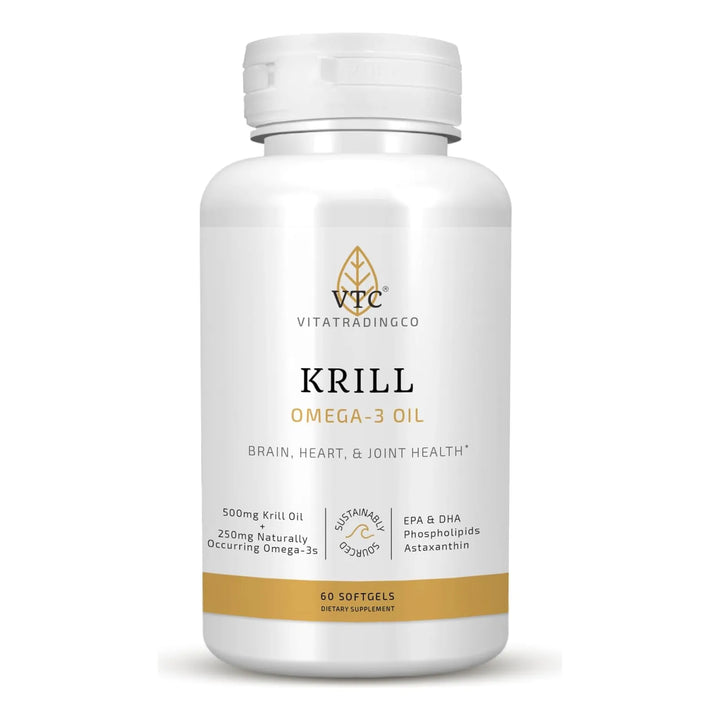 Aceite De Krill Antártico Puro 100 Mg Con Astaxantina Epa Dh - Imagen 1