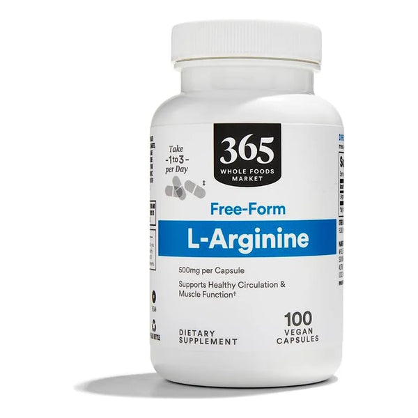 Arginina 500 Mg 100 Cápsulas Eficacia Natural Energía Y Rend - Imagen 1