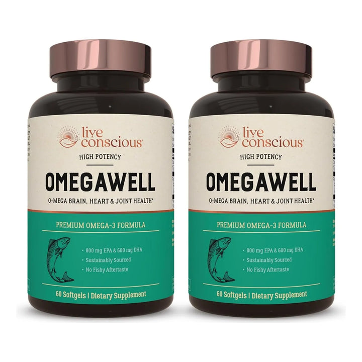 Aceite De Pescado Omegawell Epa Dha Corazon Cerebro 120 Cap - Imagen 1