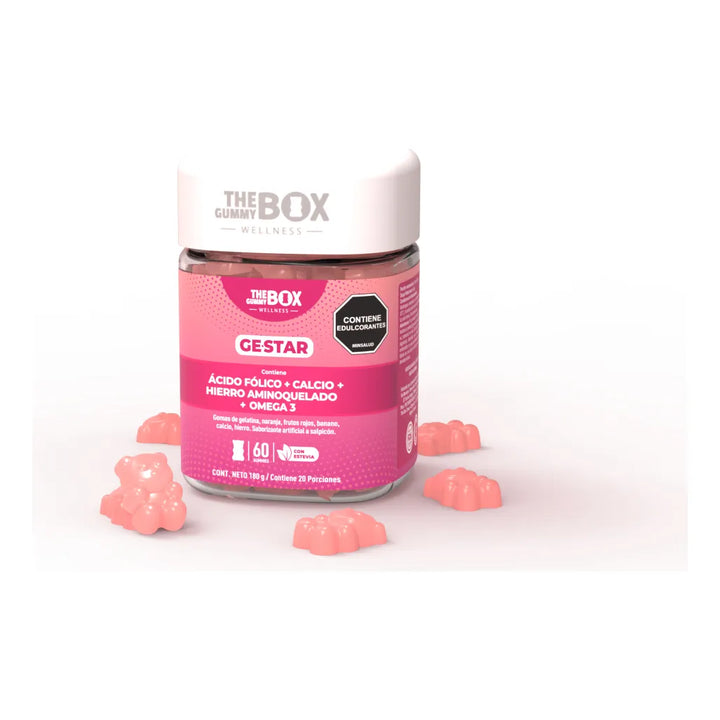 Gomitas The Gummy Box Gestar Calcio + Acido Folico Salpicon - Imagen 2