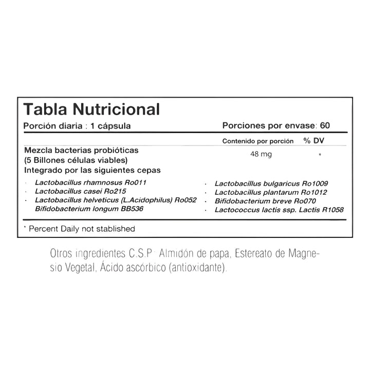 Jarrodophilus Eps 60 Enhanced Probiotic System Sin Sabor - Imagen 2