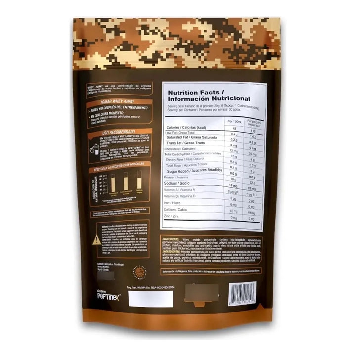 Proteina Whey Army 2 Lb Vitanas - Imagen 2
