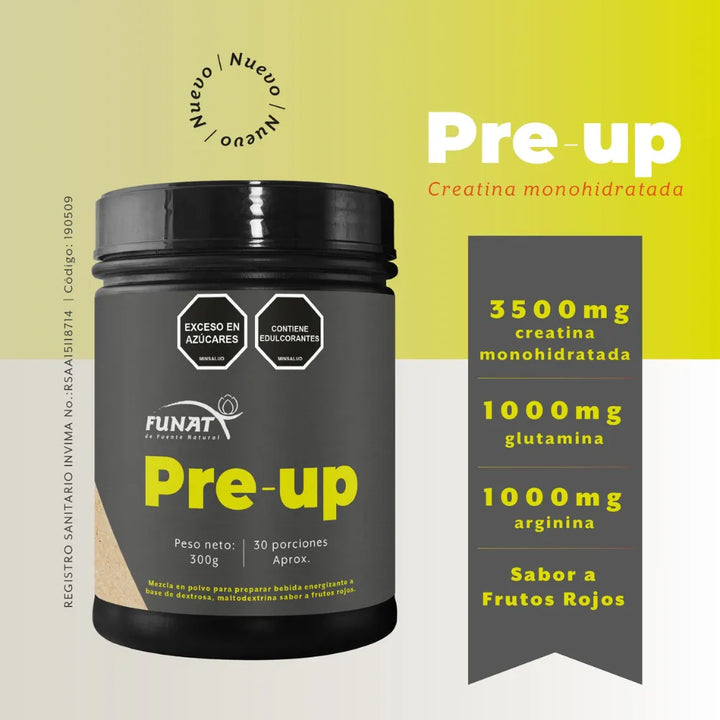 Creatina Pre-up 300g Funat - Imagen 5