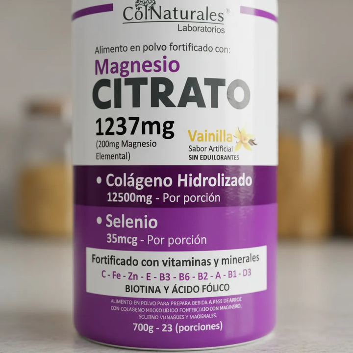Citrato De Magnesio + Selenio Vainilla - Imagen 4
