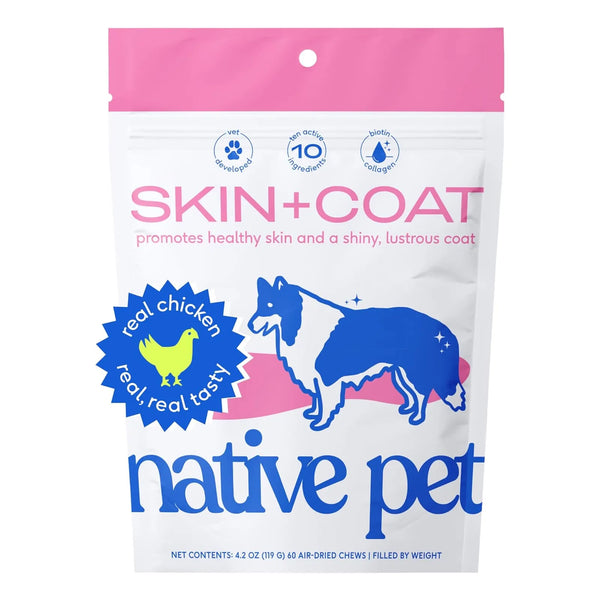 Masticables Omega Para Piel Y Pelaje Perro Saludable Brillan