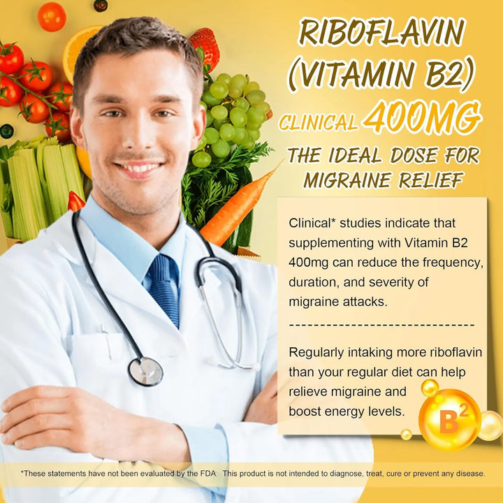 Gomitas De Vitamina B2 Riboflavina 400 Mg Con Glicinato De M - Imagen 7
