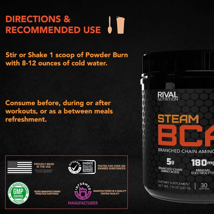 Bcaa En Polvo Sabor Sandía 300 Gramos Energizante Para Entre - Imagen 6