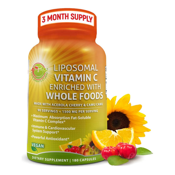 Cápsulas Liposomales Vitamina C 1500 Mg De Acerola Orgánica - Imagen 1