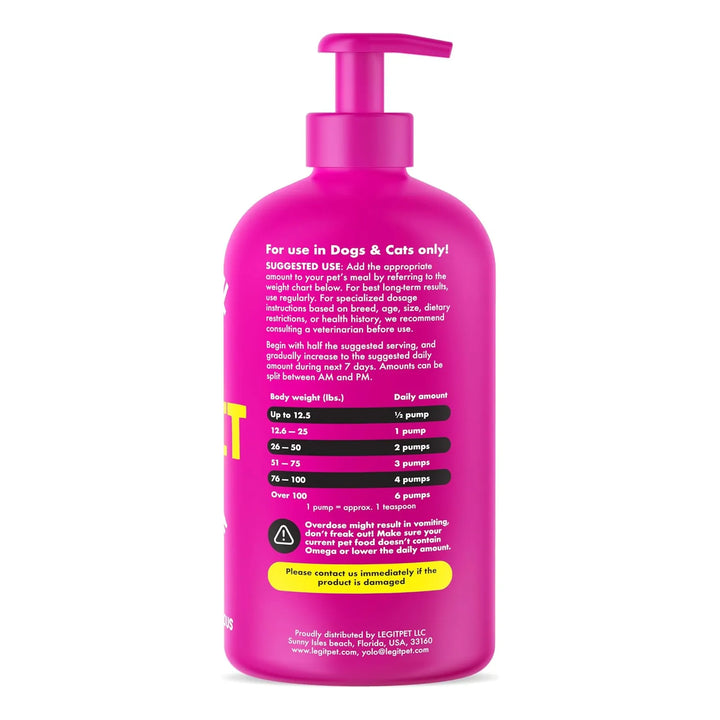 Aceite De Salmón Salvaje De Alaska Para Mascotas Omega 3 6 9 - Imagen 6