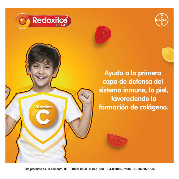 Redoxitos Total Gums 25 Co Naranja - Fresa - Limón - Imagen 3