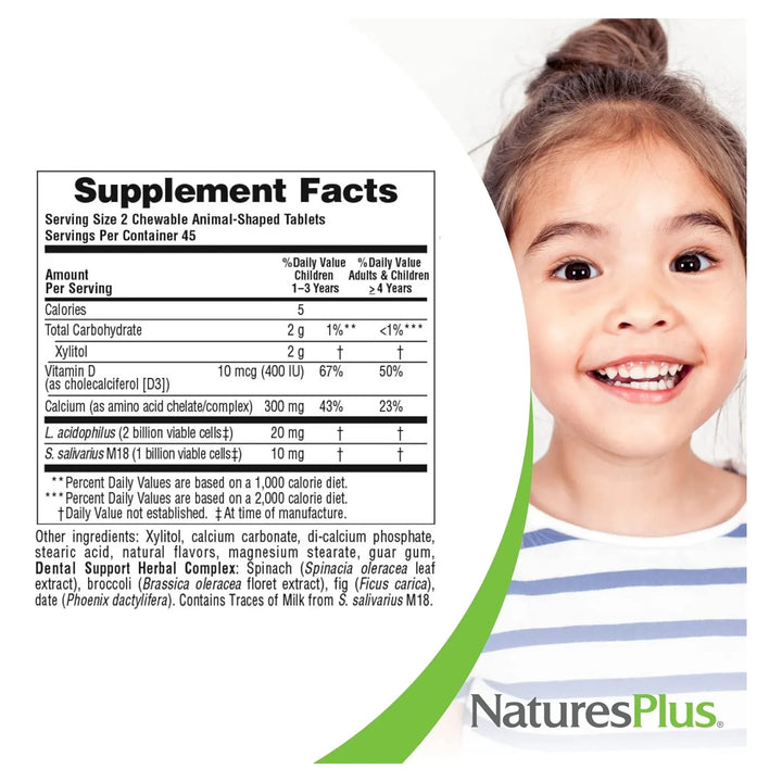 Masticables Para Niños Sabor Vainilla Natural 90 Tabletas Fo - Imagen 5