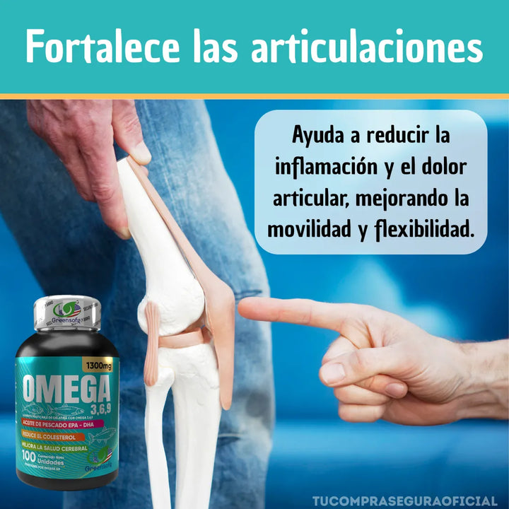 Omega 3, 6, 9  Epa Dha 1300 Mg Puro Original - Imagen 6