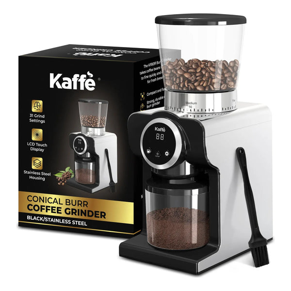 Molinillo Eléctrico De Café 255g 31 Ajustes Pantalla Táctil Acero Inoxidable