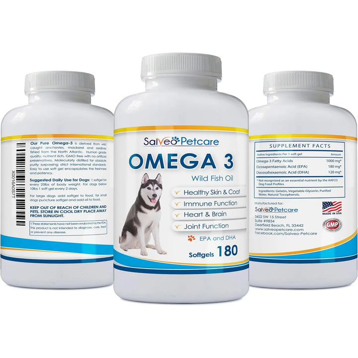 Aceite De Pescado Omega 3 Natural Para Perros Con Epa Y Dha - Imagen 6