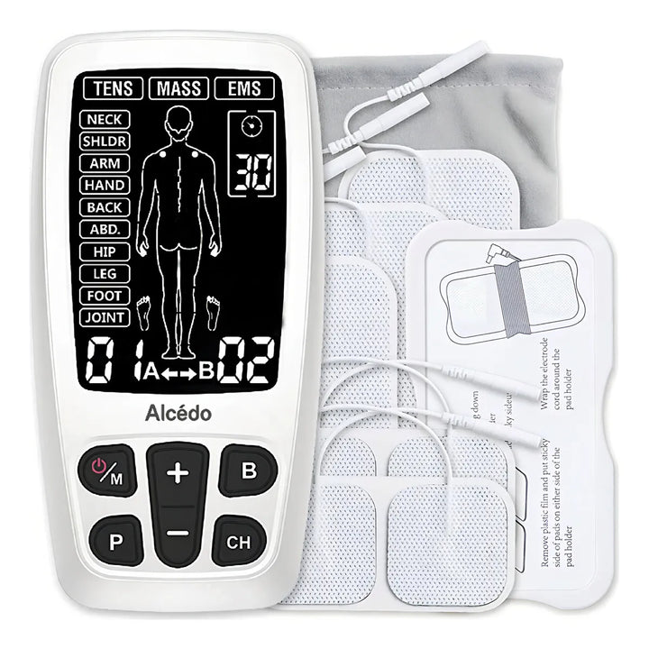 Alcedo Tens Unit Machine Estimulador Muscular Para Aliviar E - Imagen 1