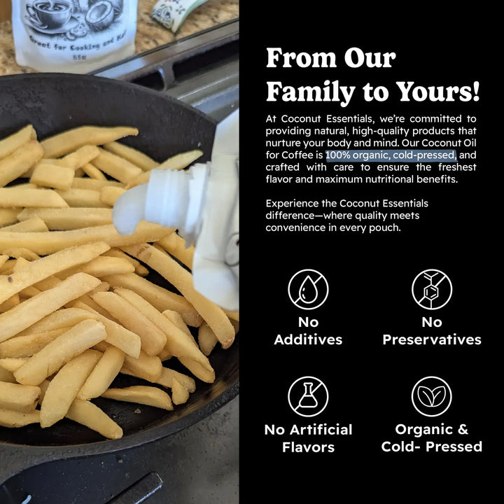 Aceite De Coco Orgánico Prensado En Frío Para Café Y Cocinar Fragancia - Imagen 6
