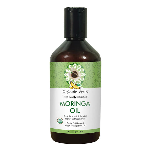 Aceite De Moringa Orgánico Puro Prensado En Frío Para Piel Y Cabello
