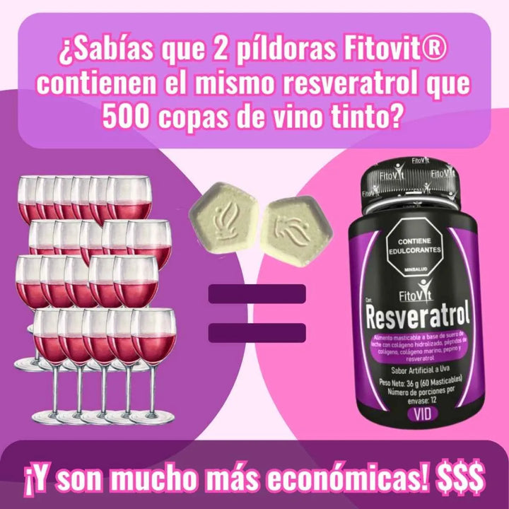 Resveratrol Full Max Fitovit Uva - Imagen 7