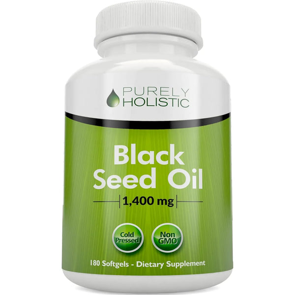 Cápsulas De Aceite De Semilla Negra 1400 Mg 180 Unidades Pre - Imagen 1