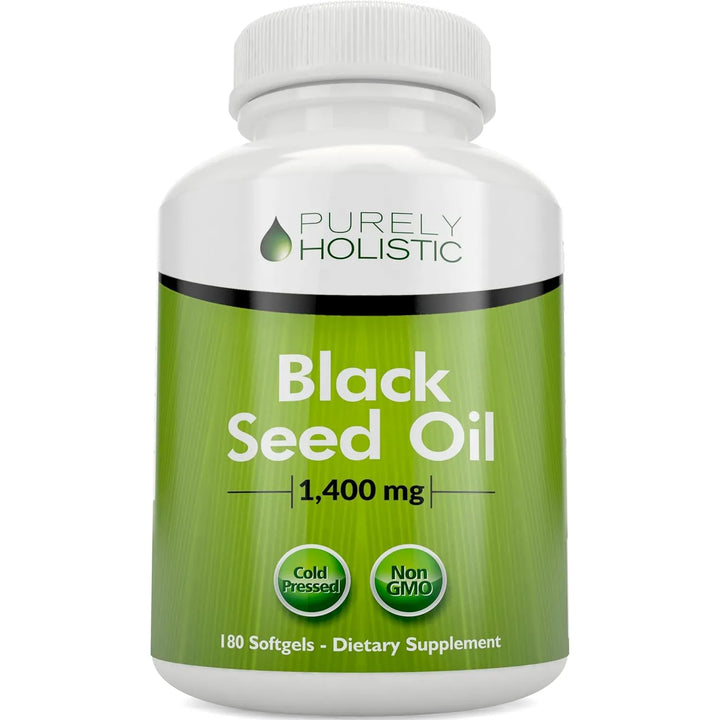 Cápsulas De Aceite De Semilla Negra 1400 Mg 180 Unidades Pre - Imagen 1