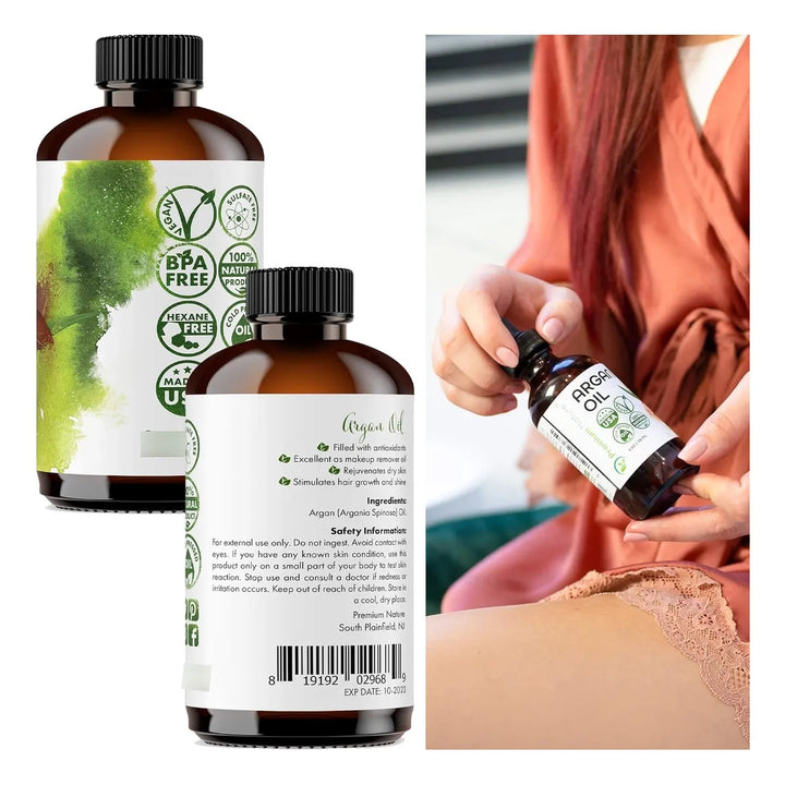 Aceite De Argan 100% Puro Crecimiento Del Cabello 118 Ml - Imagen 9