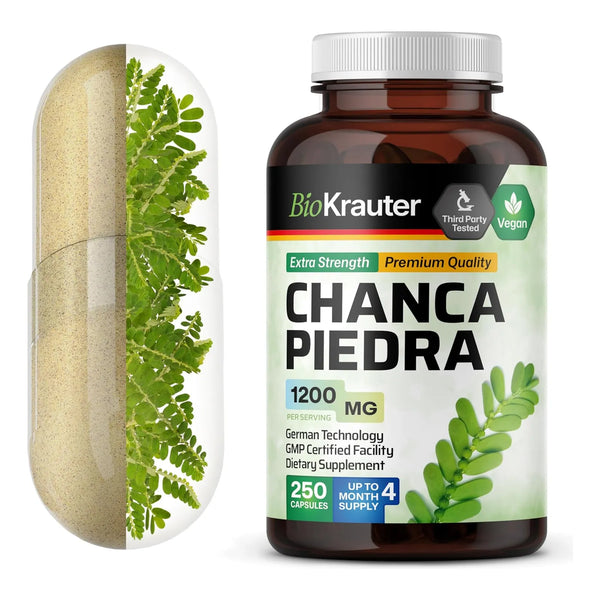 Cápsulas Chanca Piedra 1200 Mg 250 Unidades Limpieza Renal S - Imagen 1