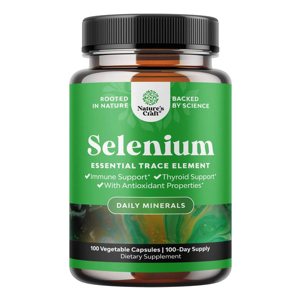 Cápsulas De Selenio 200 Mcg Potente Apoyo Inmune Antioxidant - Imagen 1