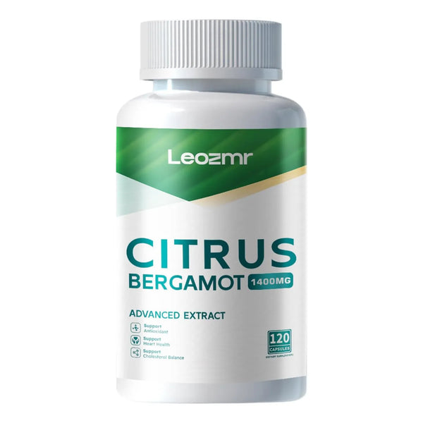 Bergamota Cítrica Orgánica 1400 Mg 120 Cápsulas Aceite Esenc - Imagen 1