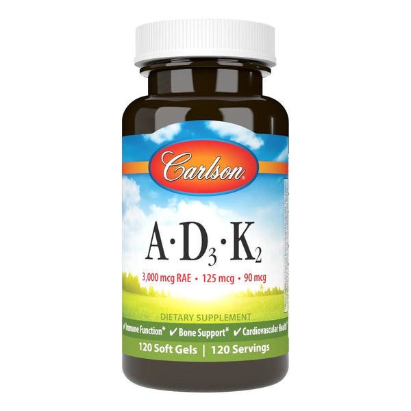 Vitaminas A D3 K2 3000 Mcg Rae 125 Mcg D3 90 Mcg K2 Mk7 Fort - Imagen 1