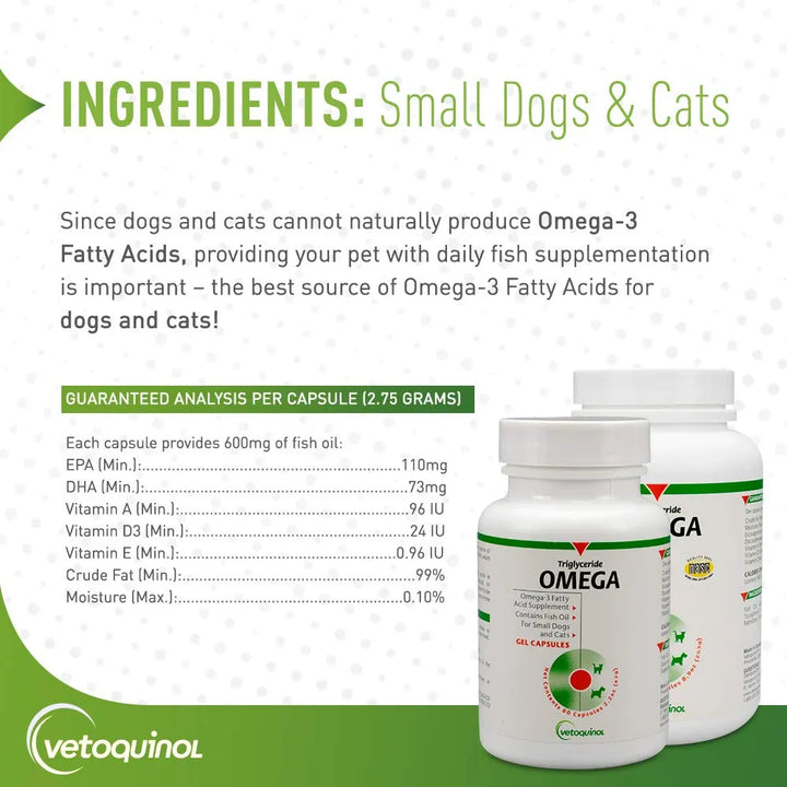 Aceite De Pescado Omega 3 Para Perros Y Gatos Hasta 13.6 Kg - Imagen 4