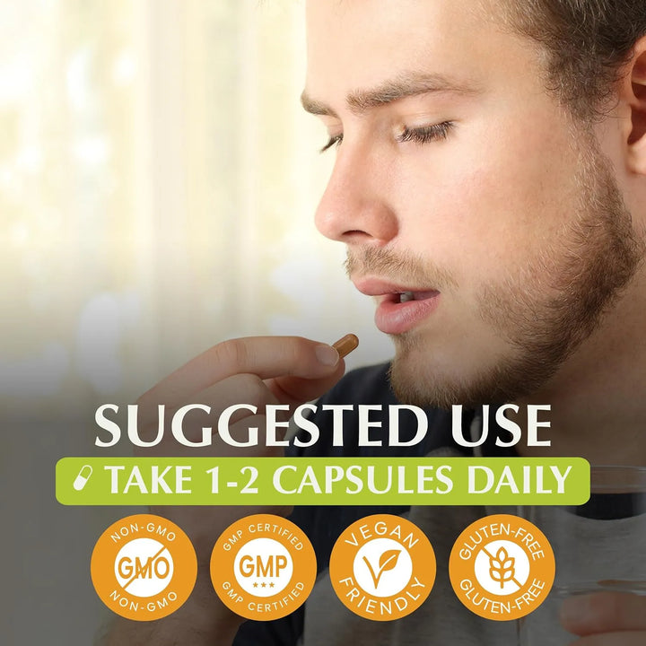 Cápsulas De Bacopa Monnieri 300 Mg Extracto Orgánico Para Co - Imagen 5