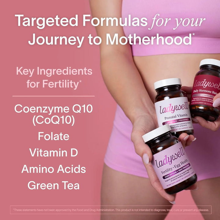 Potenciador Fertilidad Salud Huevo Coq10 Folato Apoyo Ovulac - Imagen 3