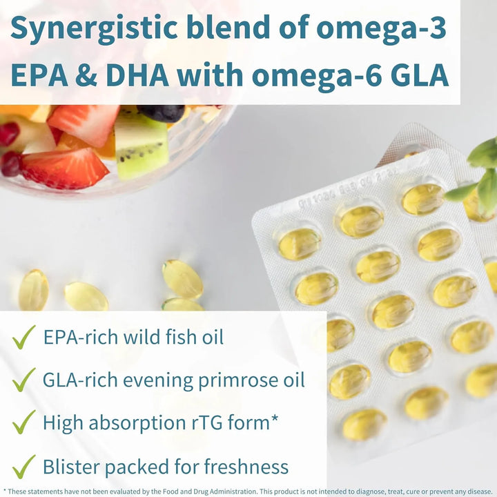 Aceite De Pescado Alta Potencia Omega 3 1000 Mg Epa Dha Acei - Imagen 2