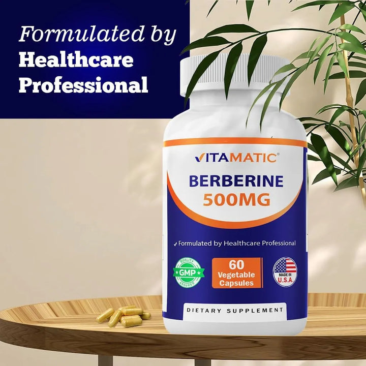 Berberina 500 Mg 60 Cápsulas Vegetales Naturales Fabricación - Imagen 4