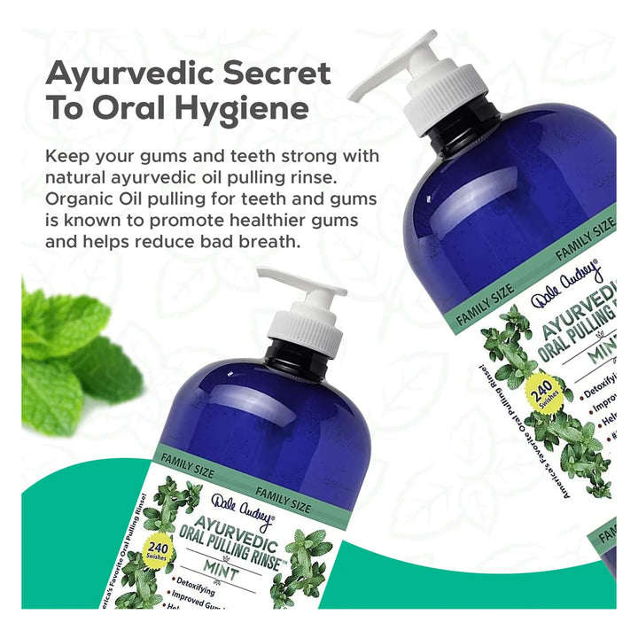 Aceite Orgánico Menta Enjuague Bucal Refrescante Blanqueador - Imagen 4