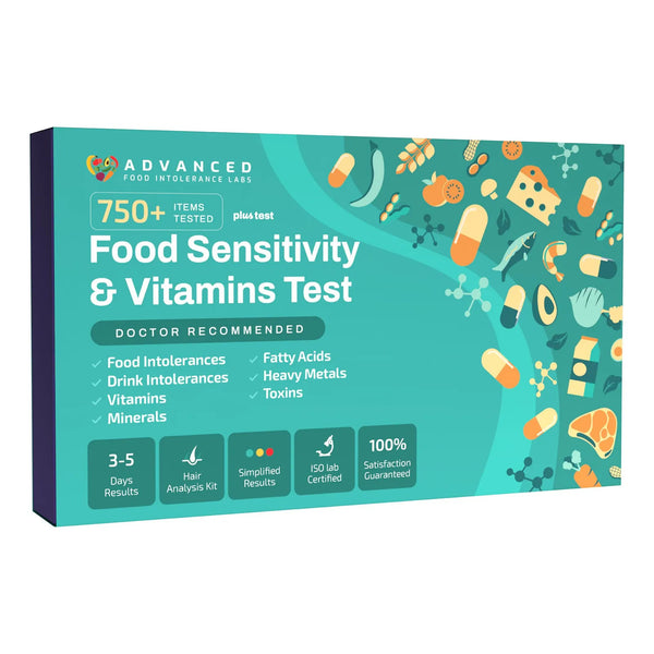 Kit Prueba Sensibilidad Alimentos Bebidas Vitaminas Adultos - Imagen 1