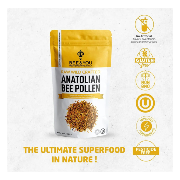 Gránulos De Polen De Abeja 450 Gramos 100% Puro Natural Anti - Imagen 3