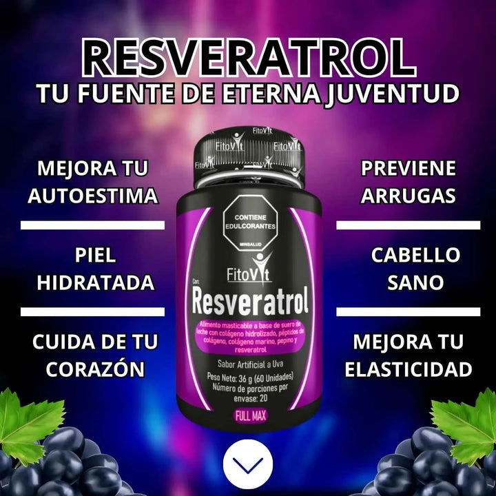Melena De Leon Citratos De Magnesio Y Potasio Resveratrol Tripack Energía Y Concentración Original - Imagen 5