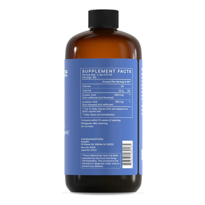 Aceite Equilibrio Omega 3 6 Mezcla Semilla Lino Cártamo Orgá - Imagen 2