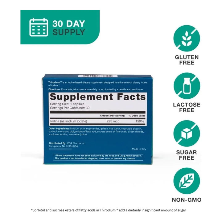 Cápsulas De Yodo 225 Mcg Para Apoyo Tiroides Alta Absorción - Imagen 4